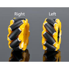 Roues Mecanum L+R (2pcs) — TET Electronics Tunisie