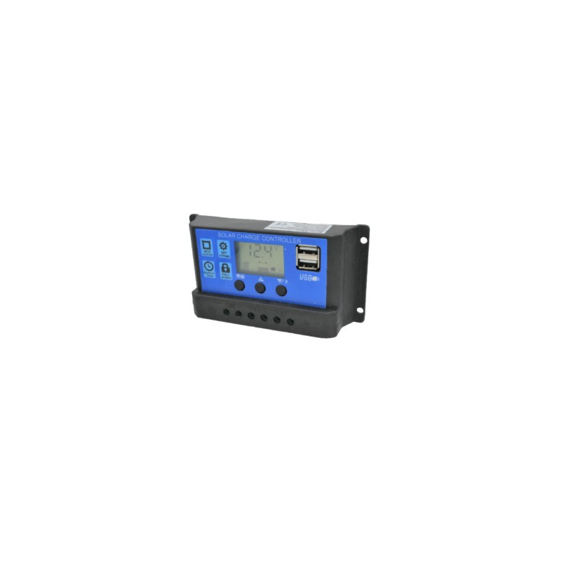 Contrôleur De Charge Solaire PWM 12V-24V 60A Affichage LCD — TET Electronics Tunisie
