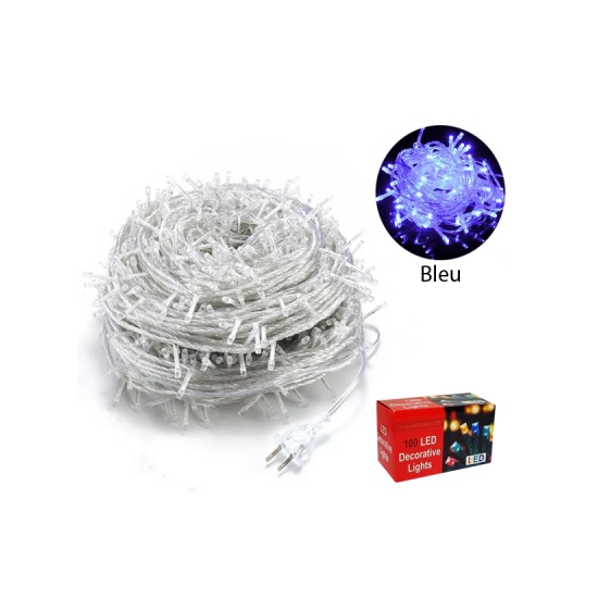 Guirlande LED 10M 220V - Bleu — TET Electronics Tunisie