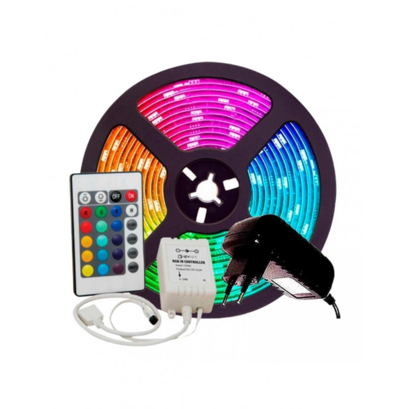 Kit Ruban LED SMD2835 RGB 5M Étanche — TET Electronics Tunisie