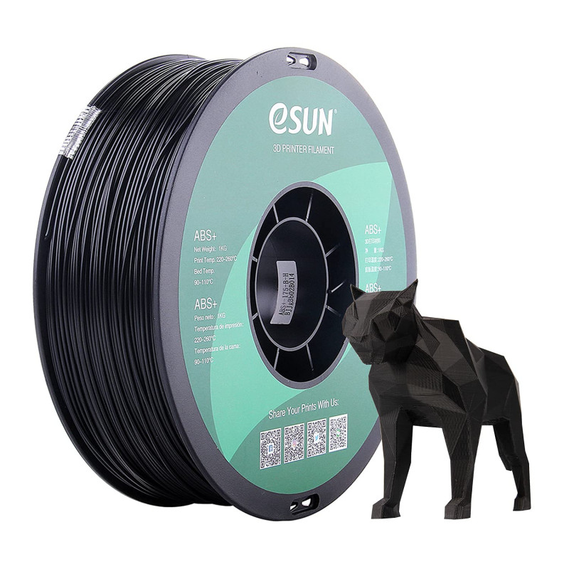 Filament ABS Noir eSUN 1.75mm 1KG — TET Electronics Tunisie