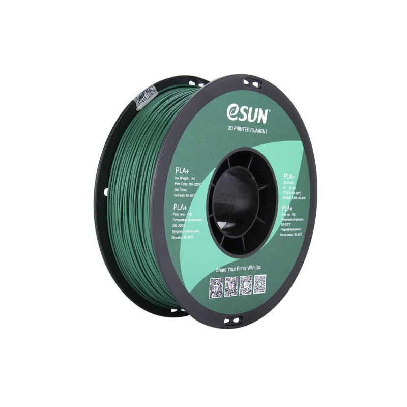 Filament PLA+ Vert eSUN 1.75mm 1KG — TET Electronics Tunisie