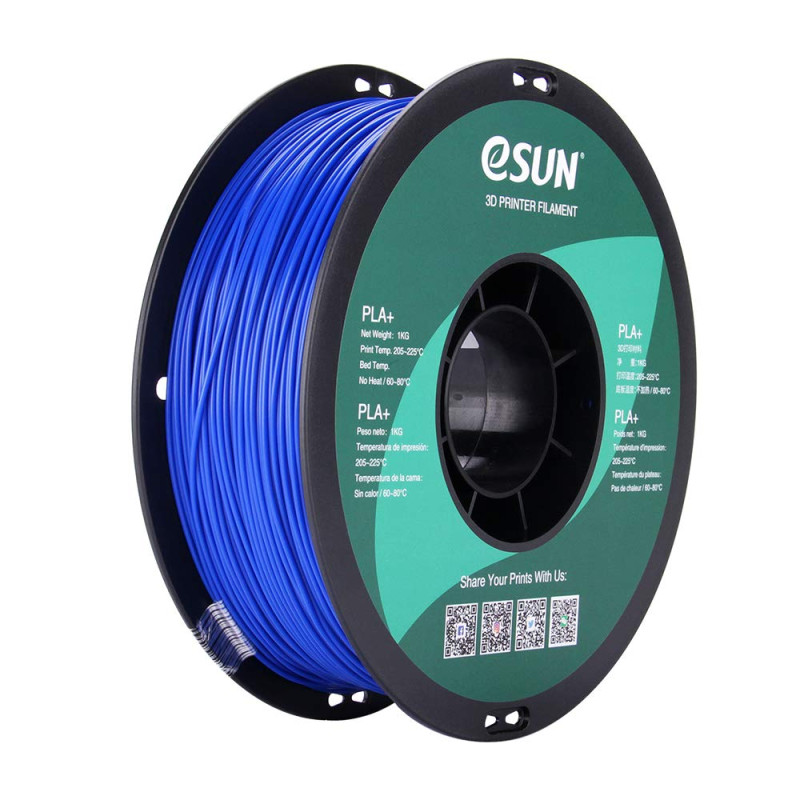 Filament PLA+ Bleu eSUN 1.75mm 1KG — TET Electronics Tunisie