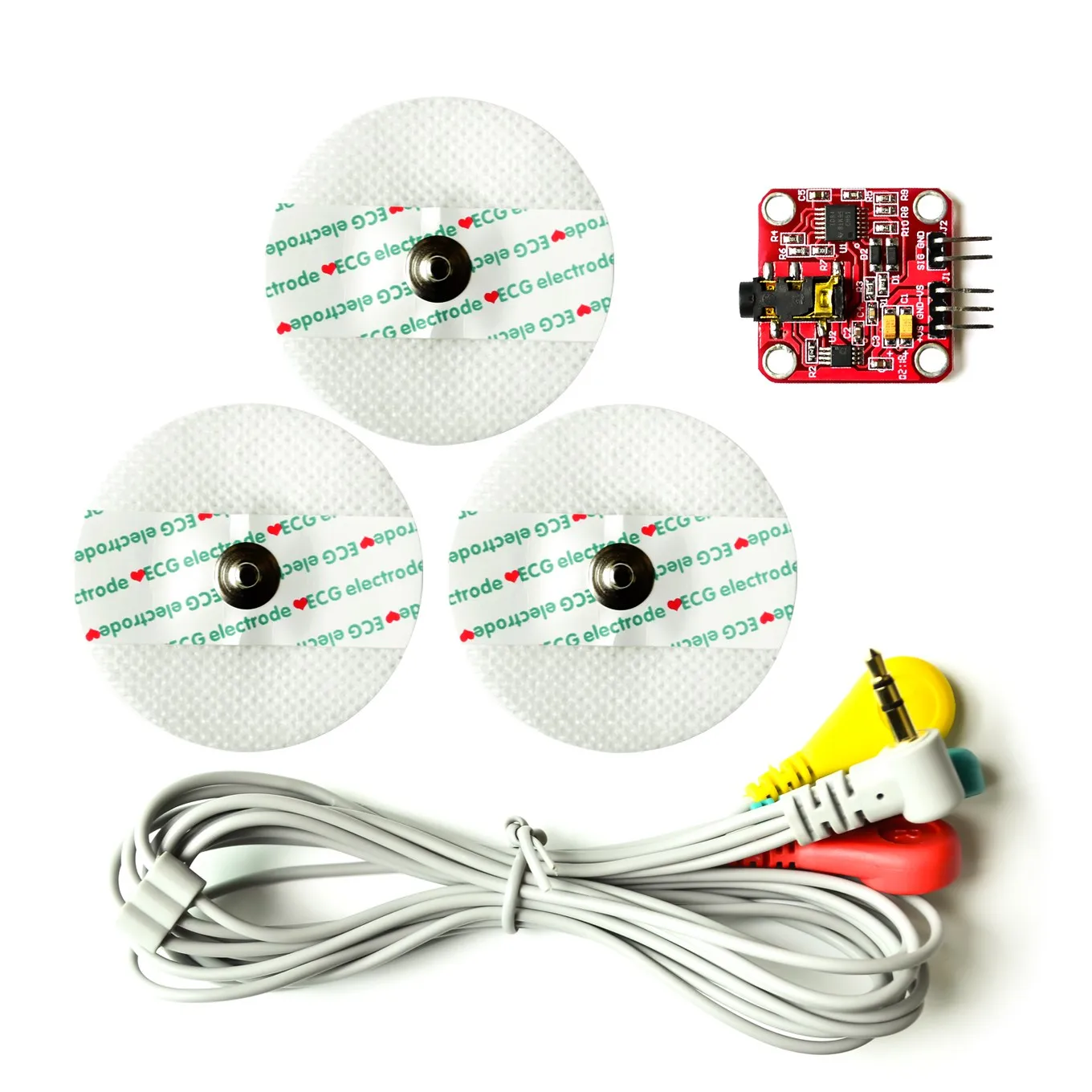 Kit capteur EMG musculaire pour Arduino AD8232 — TET Electronics Tunisie