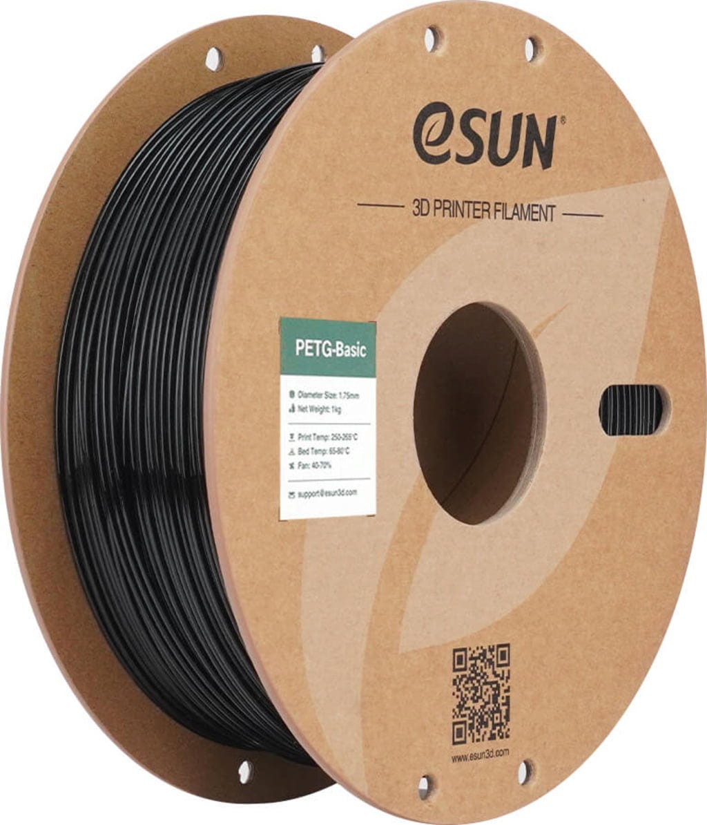 BLACK PETG BASIC FILAMENT 3D ESUN 1.75MM 1KG (noir) — Acheter en Tunisie | TET Electronics