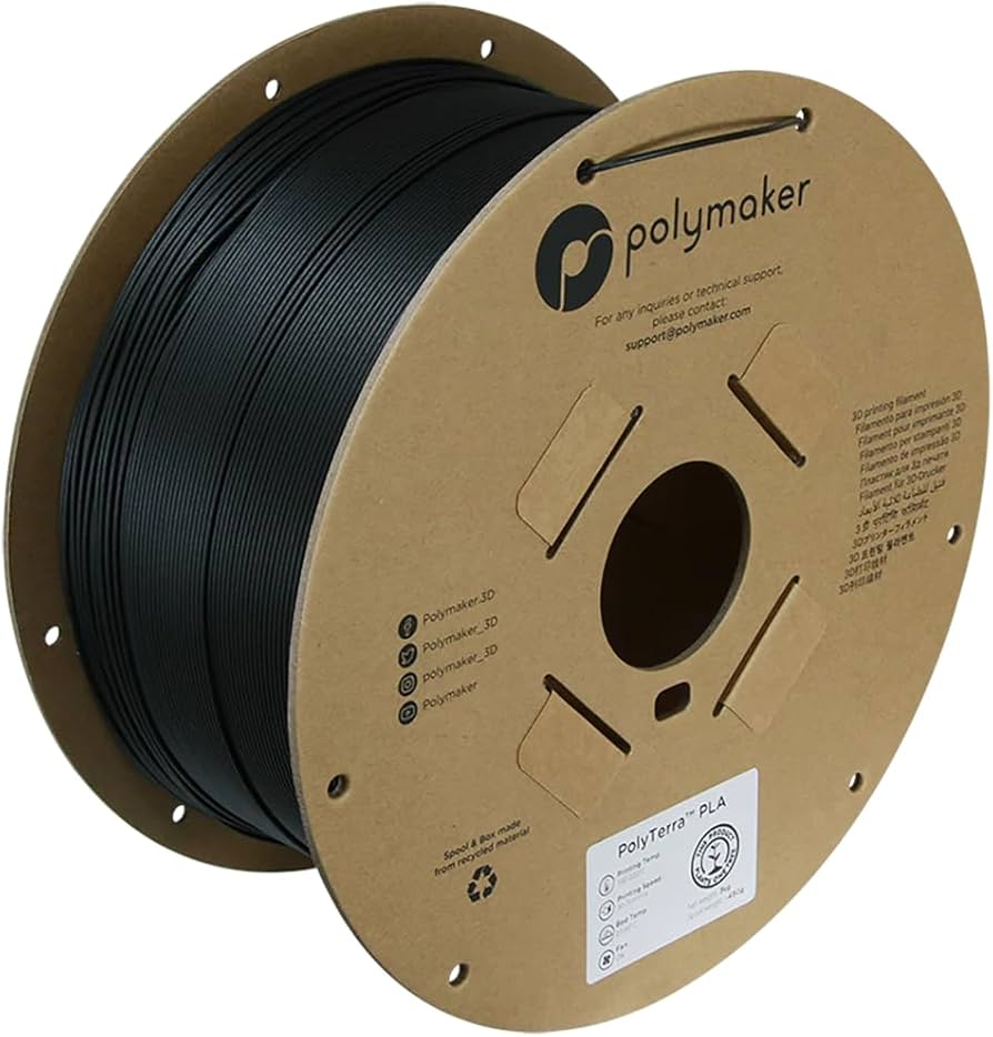 Filament Polymaker  PLA Noir 1.75MM 2.5 Kg — Acheter en Tunisie | TET Electronics