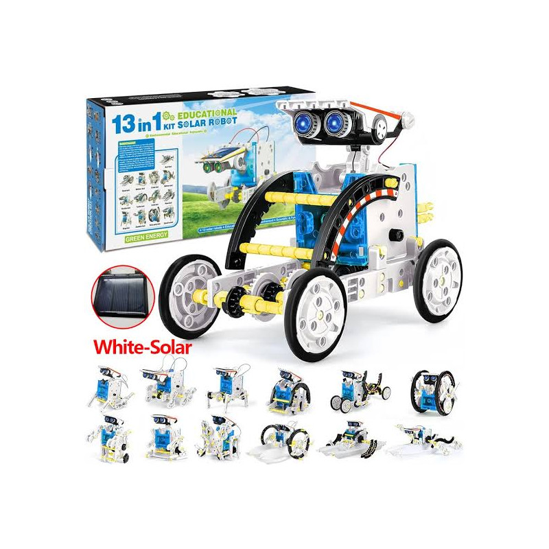 Kit Robot Solaire Éducatif 13 en 1 - STEM, 190 pièces — Acheter en Tunisie | TET Electronics