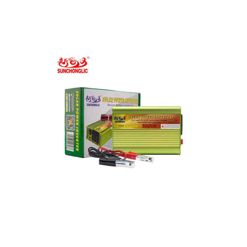 Convertisseur de Tension 500VA 12V DC à 230V AC 50Hz — TET Electronics Tunisie