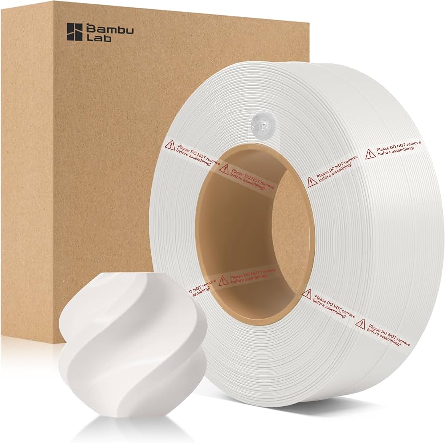 Filament Bambu Lab Refill PETG Blanc 1kg — Acheter en Tunisie | TET Electronics