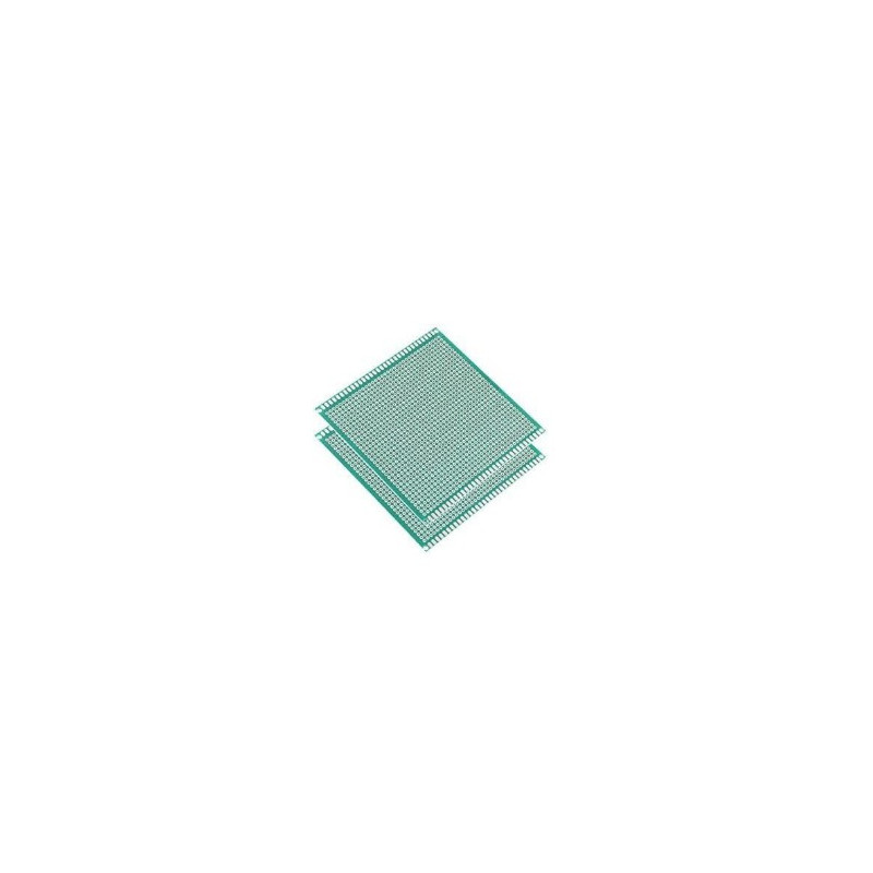 Plaque Perforée 10*10 CM Verte Double Face - Kits & Prototypage | Acheter en Tunisie - TET Electronics