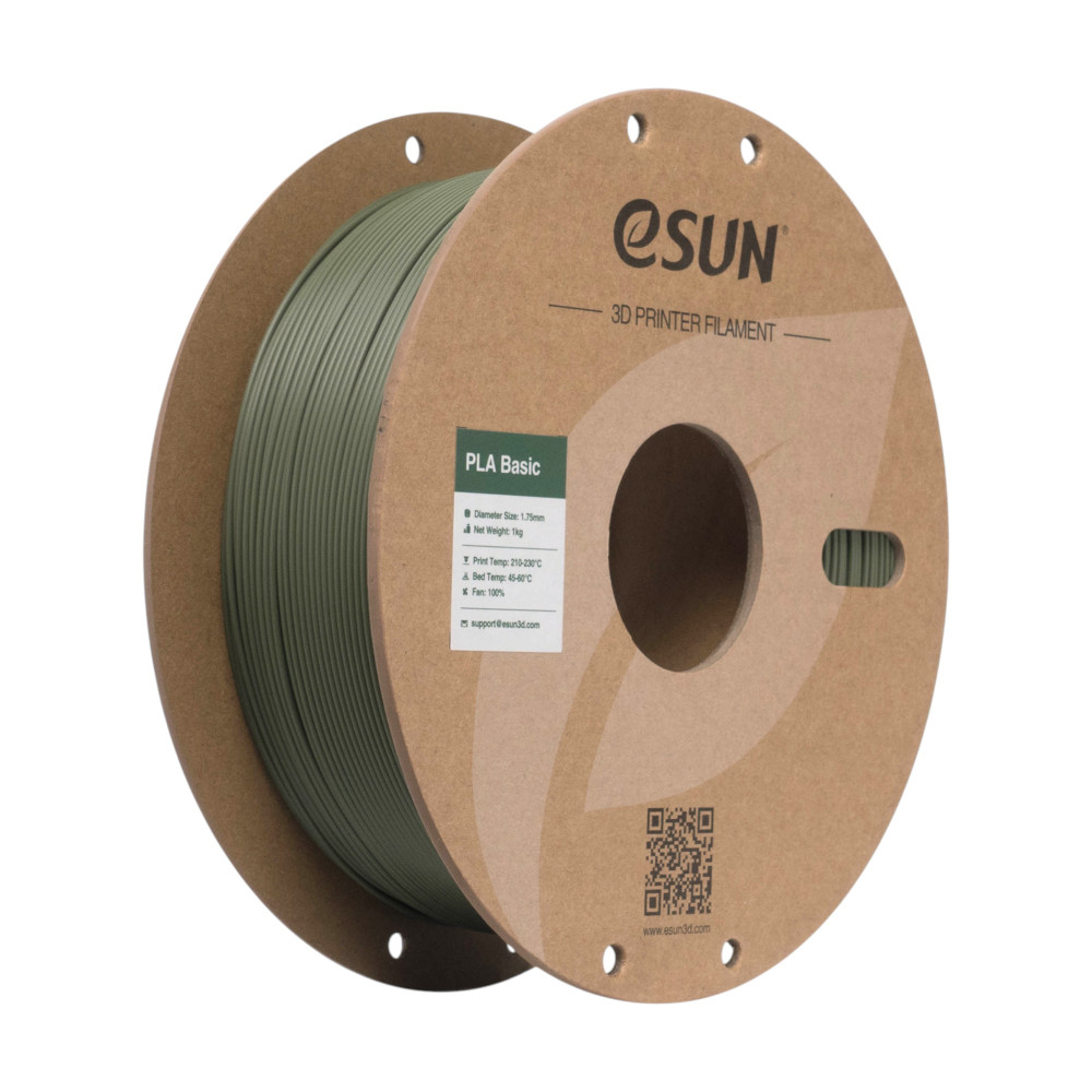 Filament PLA Basic Vert Olive eSUN 1.75mm 1KG - Disponible chez TET Electronics Tunisie Filament PLA Basic Vert Olive eSUN 1.75mm 1KG - impression-3d | Acheter en Tunisie - TET Electronics
