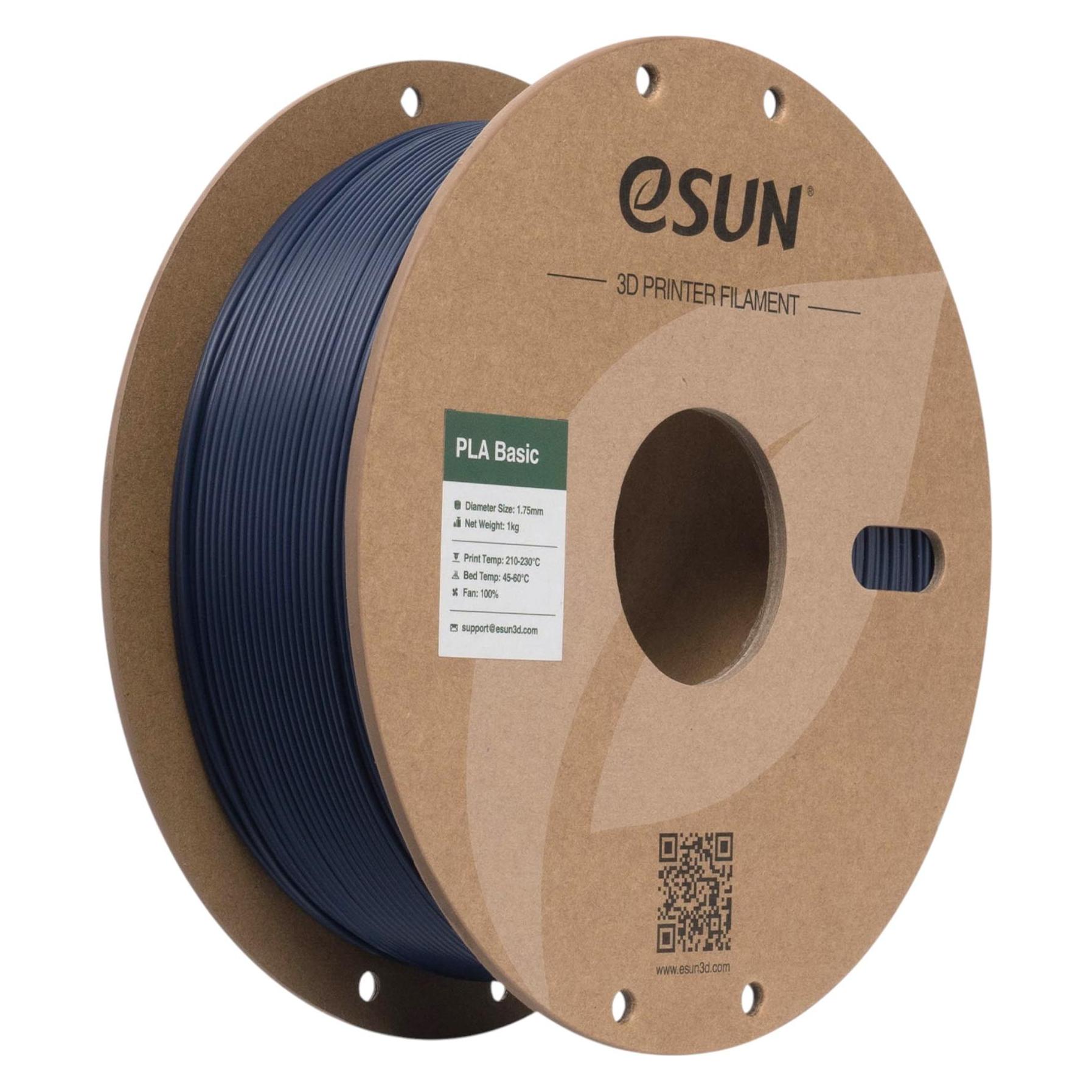 eSUN Filament PLA Basic Bleu Foncé eSUN 1.75mm 1KG - Kits & Prototypage | Acheter en Tunisie - TET Electronics