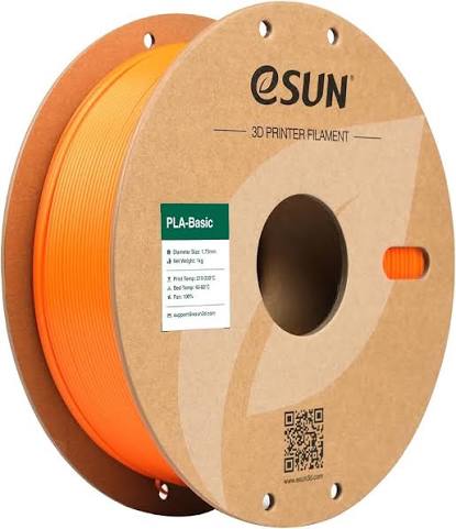 eSUN Filament PLA Basic Orange eSUN 1.75mm 1KG - Kits & Prototypage | Acheter en Tunisie - TET Electronics