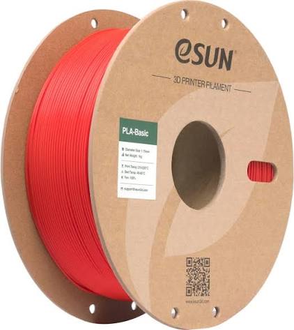 eSUN Filament PLA Basic Rouge eSUN 1.75mm 1KG - Kits & Prototypage | Acheter en Tunisie - TET Electronics