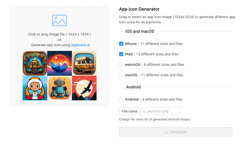 앱아이콘 사이트 스크린샷