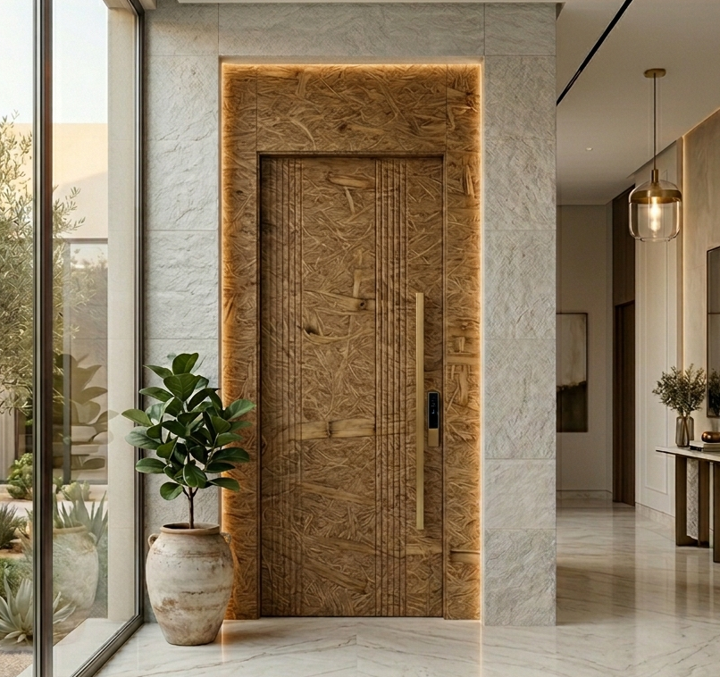 باب BPC من ألياف الخيزران - تصميم فاخر