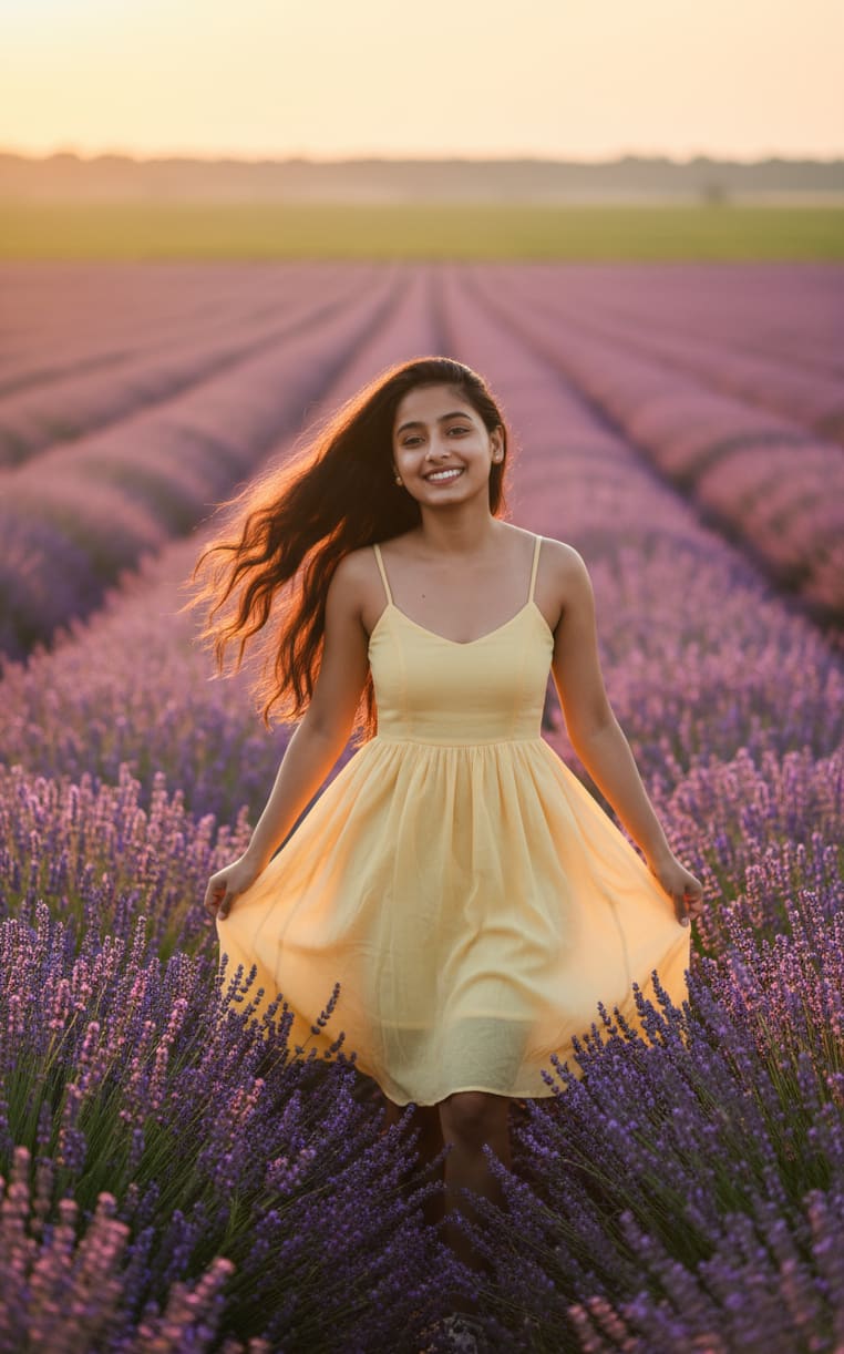  portrait of a woman joyfully