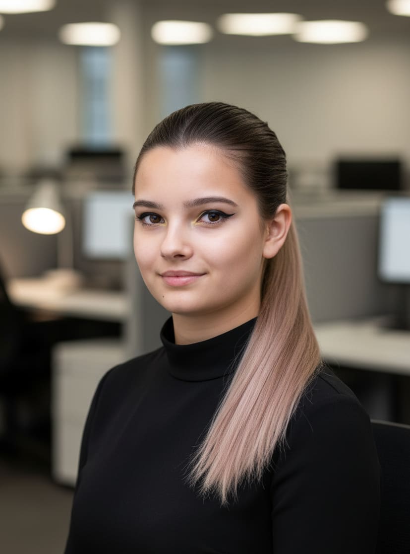 Sophisticated Woman Ponytail