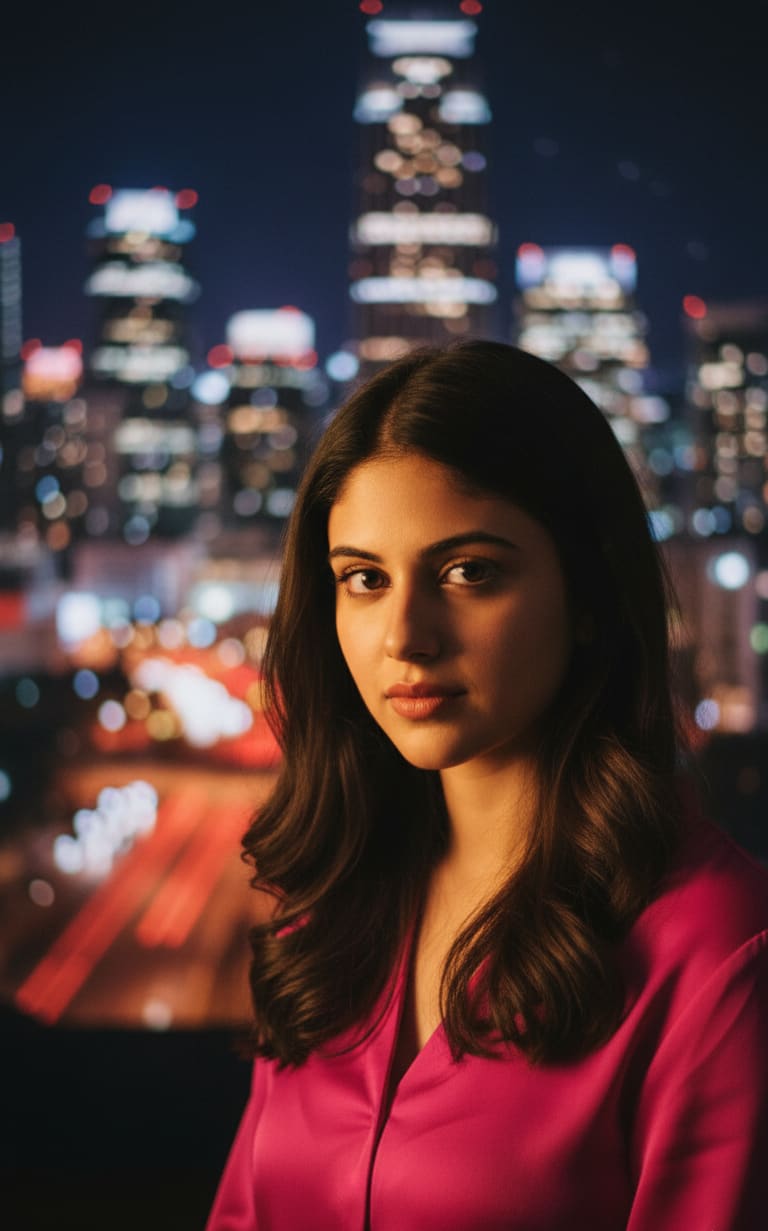 Formal Woman Cityscape