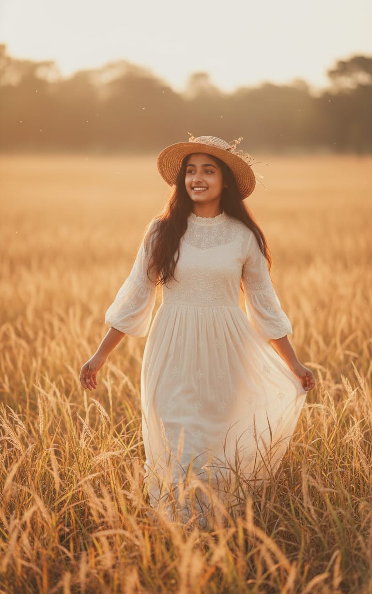 Boho Woman Field