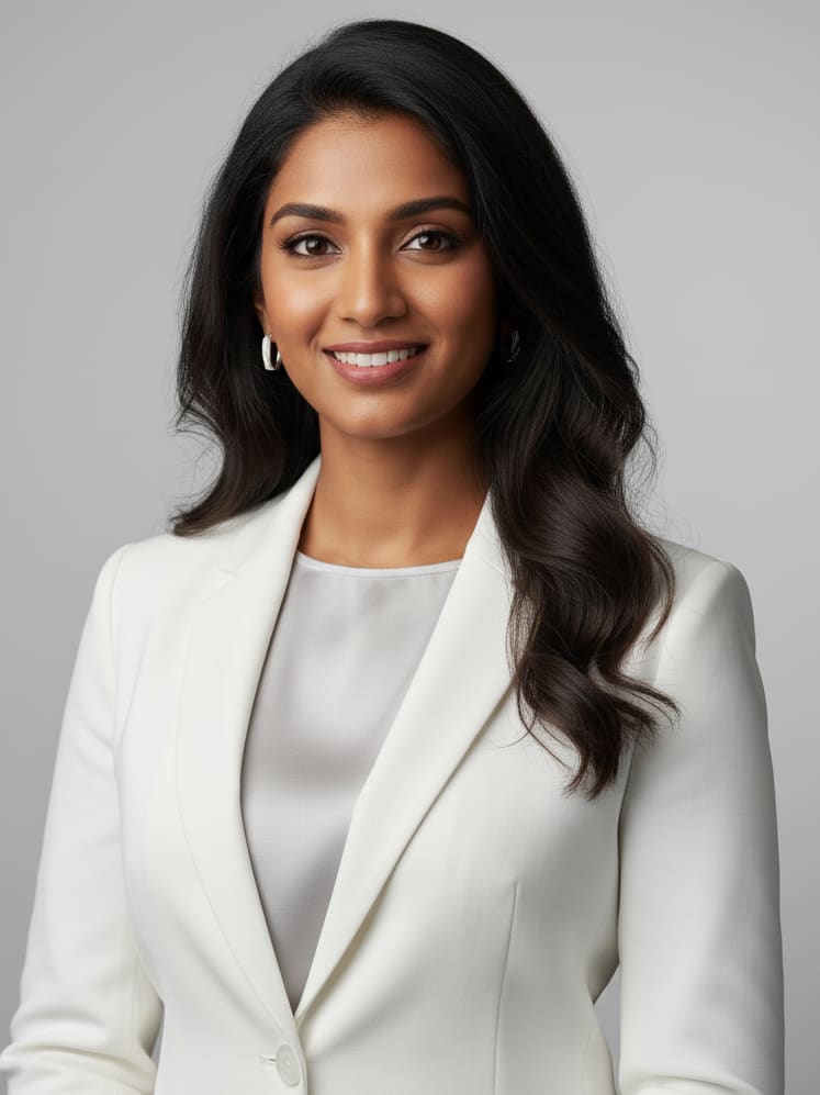 Executive Woman White Blazer