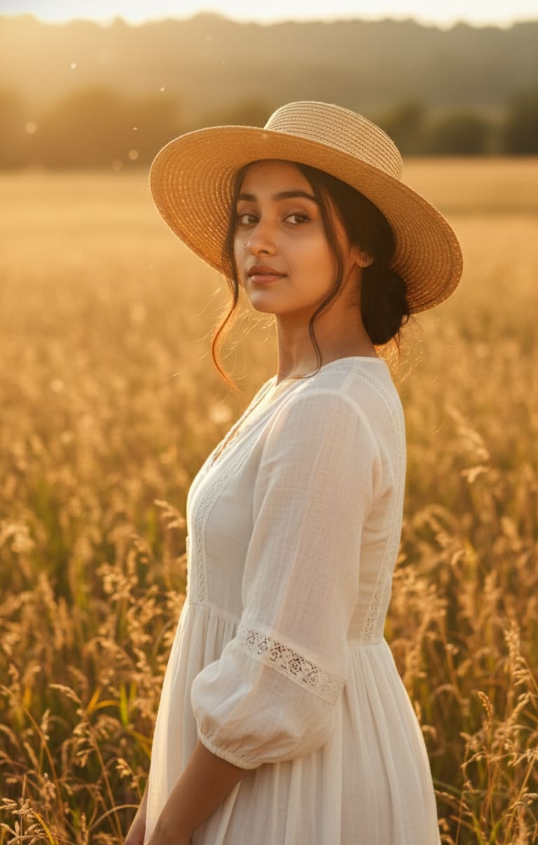 Sun Hat Woman