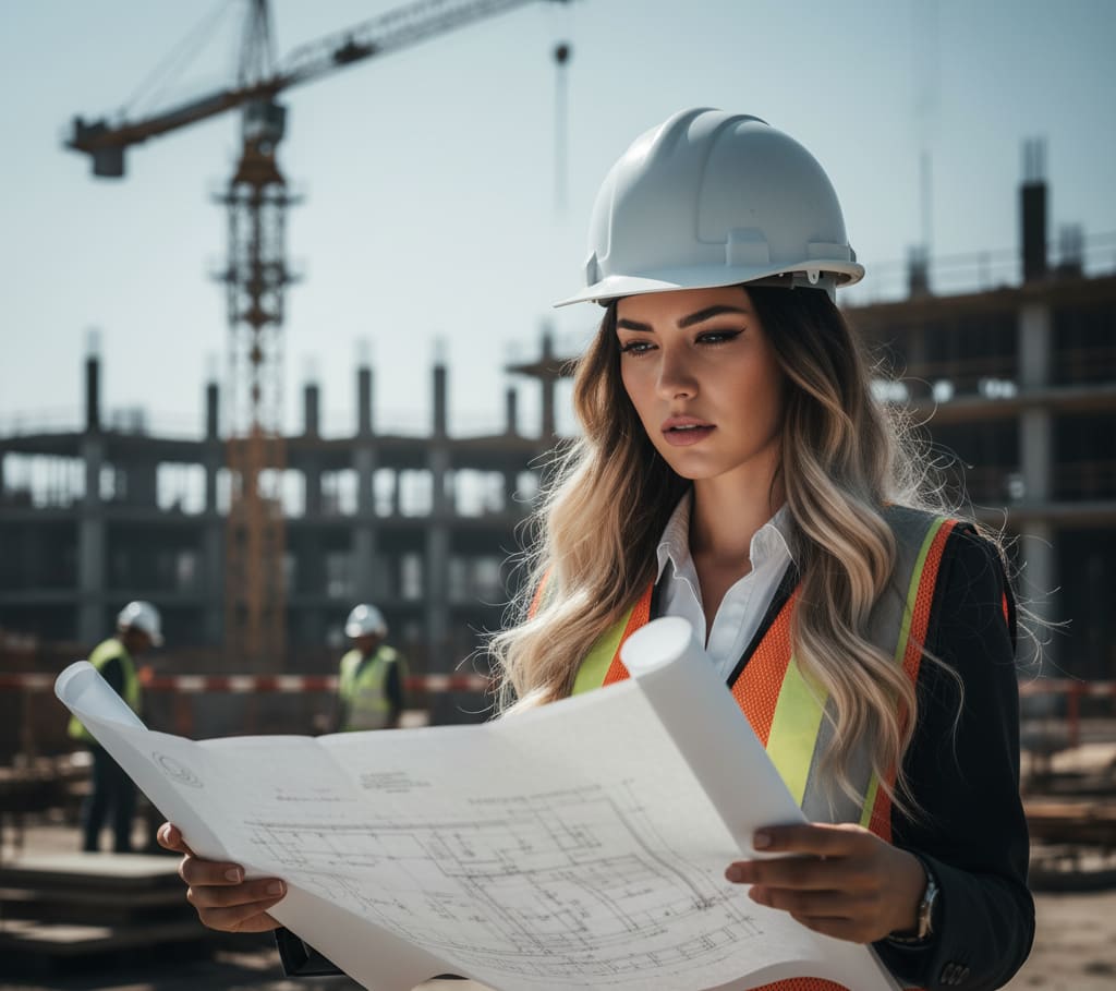 Female Architect on Site