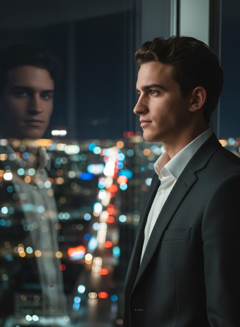 Businessman at Window