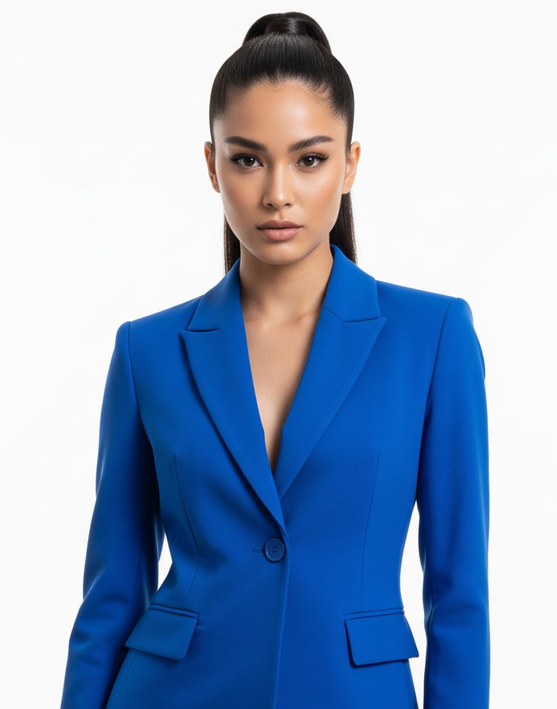 Woman in Power Suit