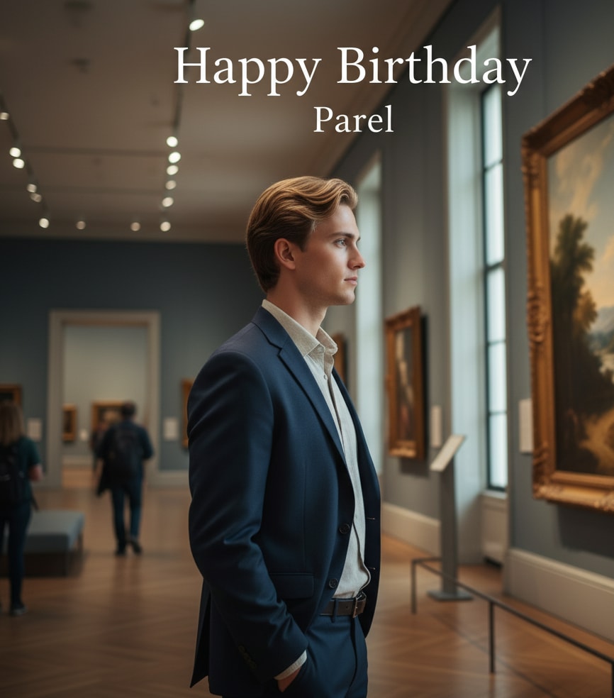 Museum art lover birthday