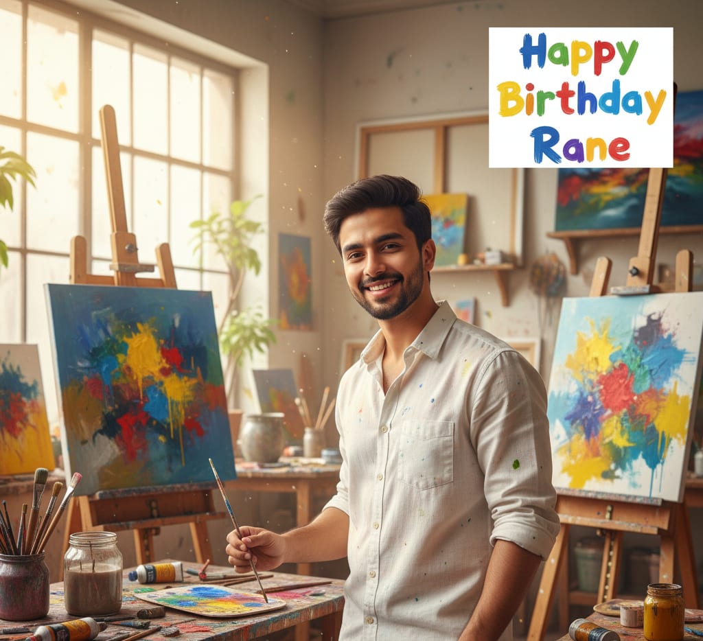 Artist studio birthday