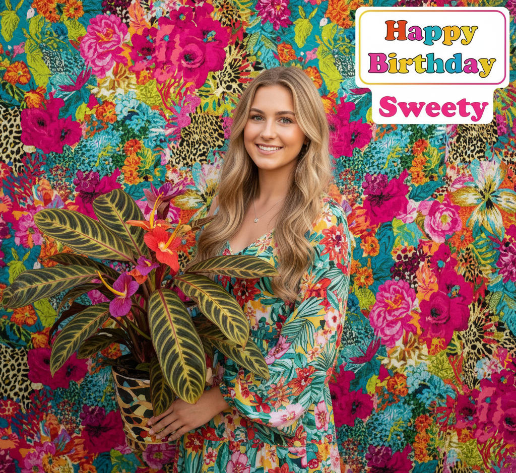 Maximalist colorful birthday