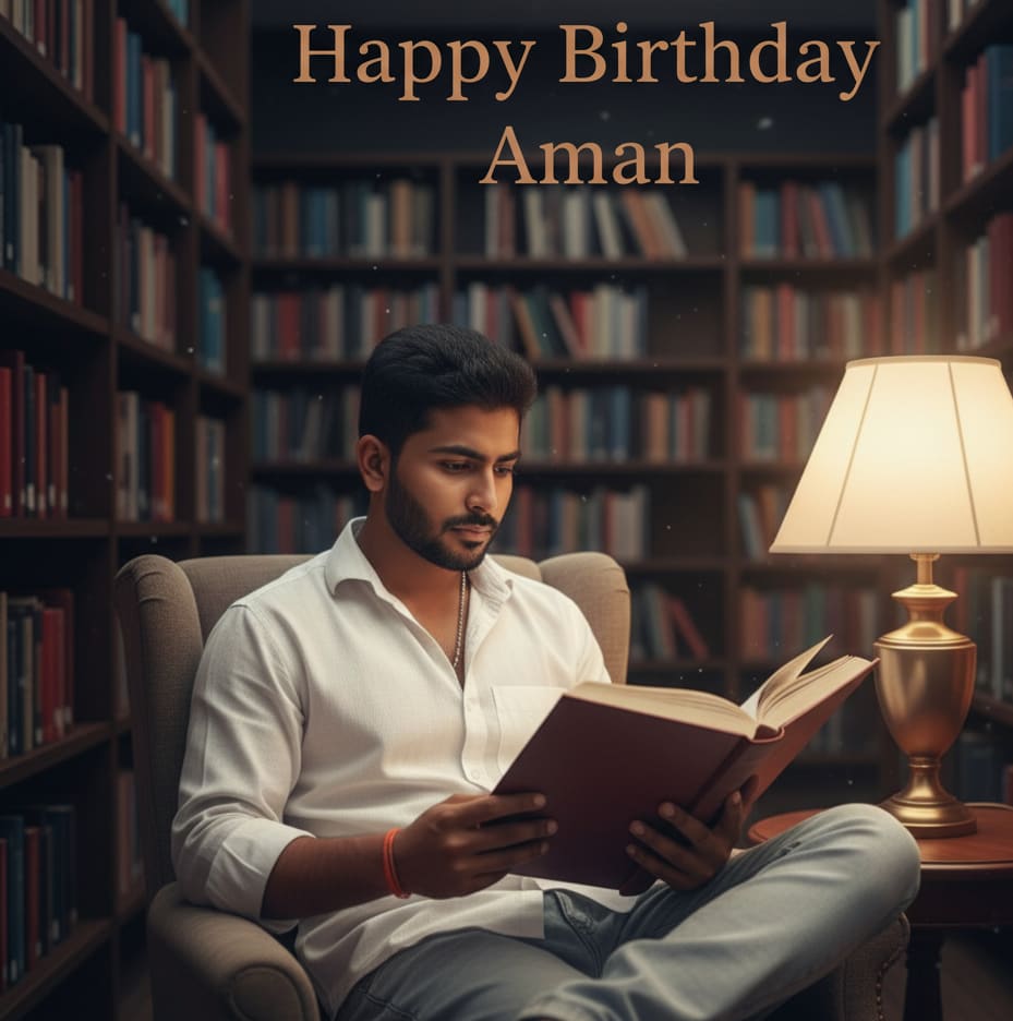 Bookworm library birthday