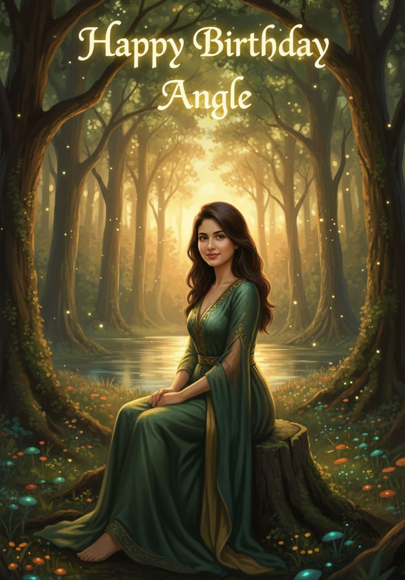 Fantasy forest birthday