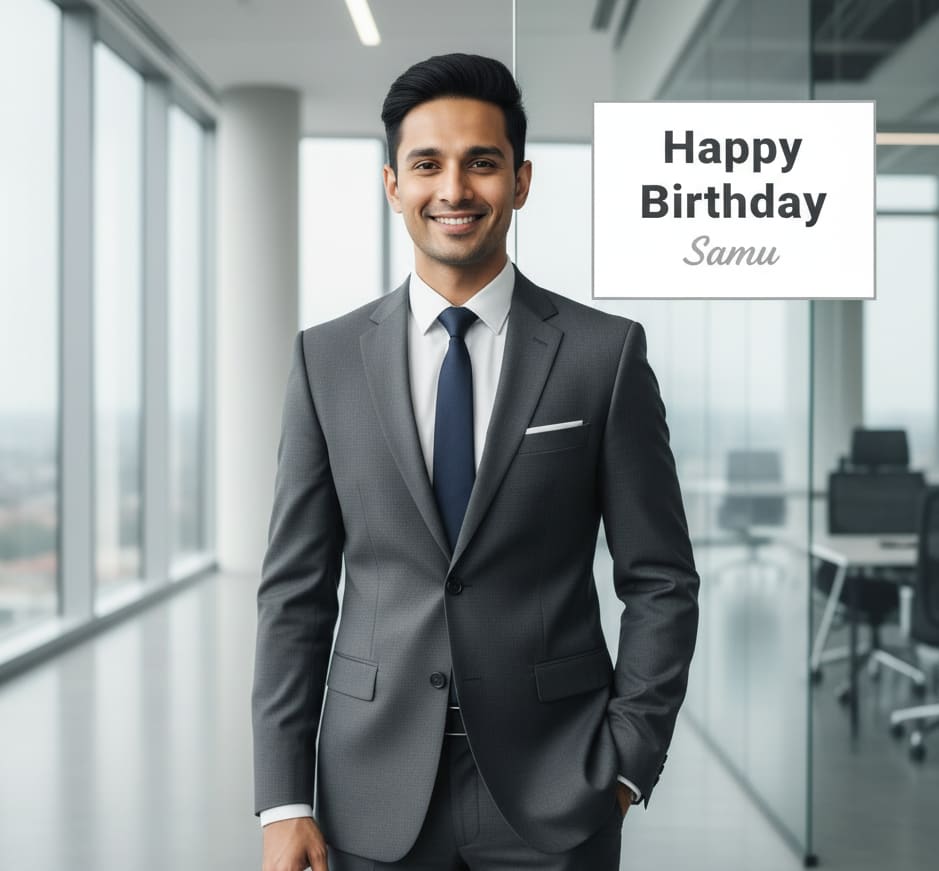 Corporate professional birthday