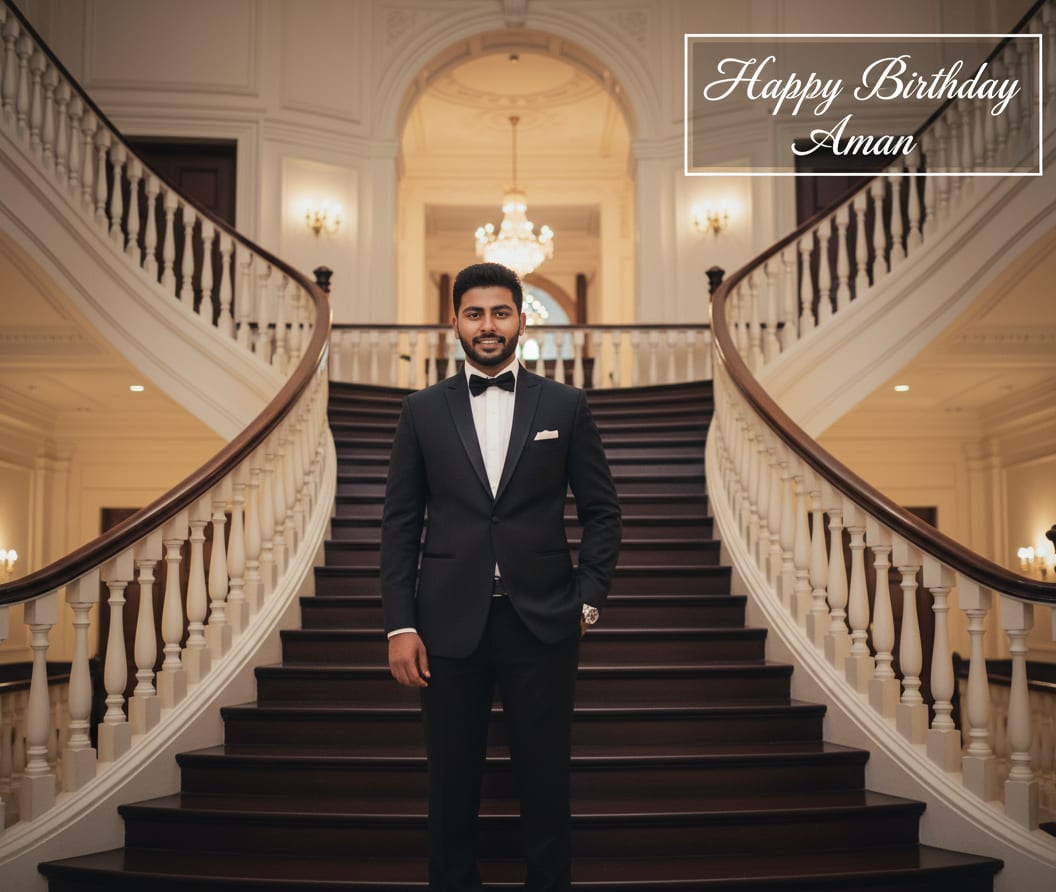 Formal tuxedo birthday