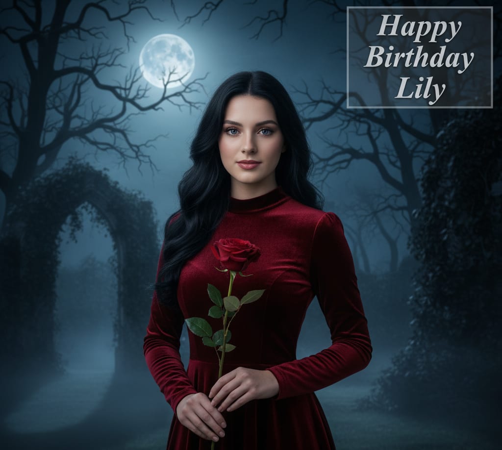 Gothic chic birthday