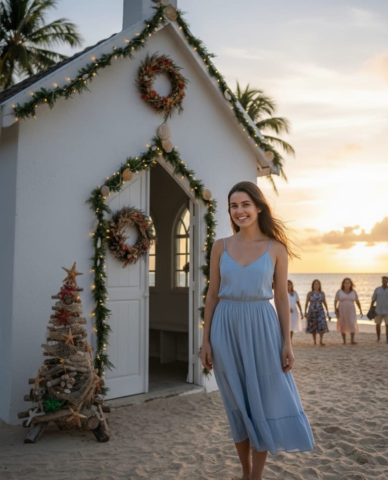 Woman in polo dress and sunglasses