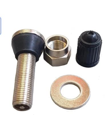 VALVULA MOTOCICLETA SEM CAMARA TR416SS METAL VALVULA MOTOCICLETA SEM CAMARA TR416SS METAL