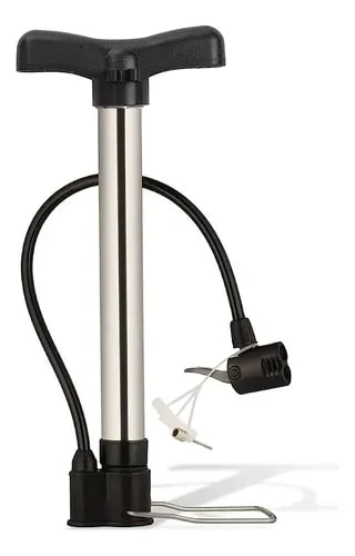 BOMBA DE AR MANUAL ENCHER PNEU 30,5CM ACO C/CONEXAO BOMBA DE AR MANUAL ENCHER PNEU 30,5CM ACO C/CONEXAO