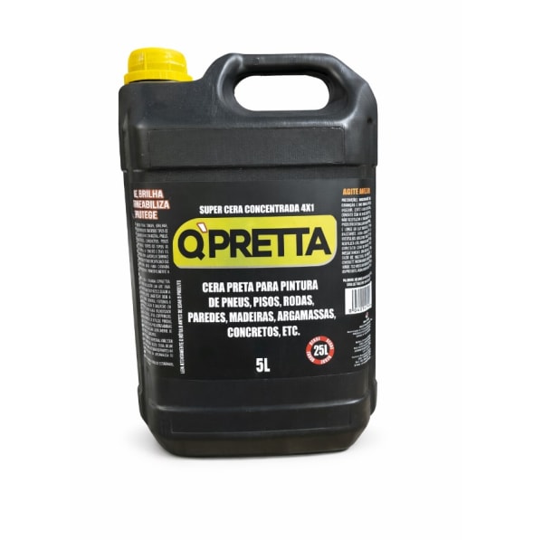 TINTA PNEU PRETO FOSCO BELFLEX 5L QPRETA CONCENTRADA 4X1