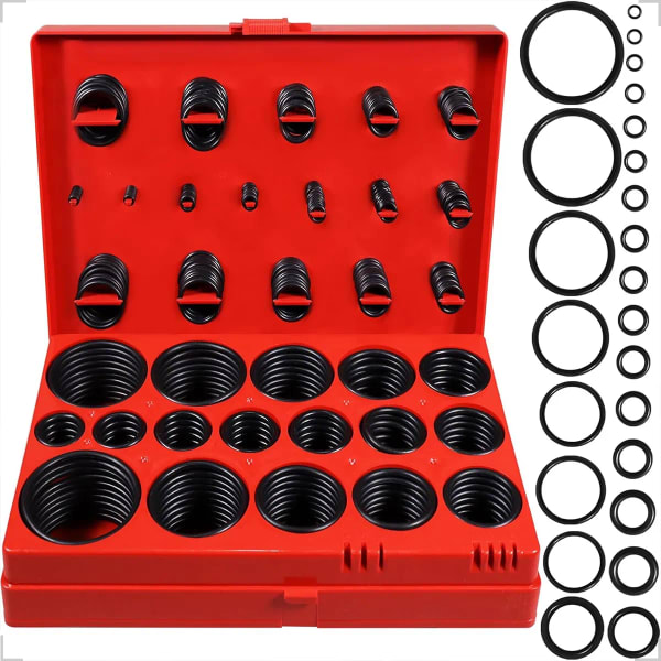 JOGO ANEL VEDA??O O-RING POLEGADA MALETA 419 PC X 32 TAM