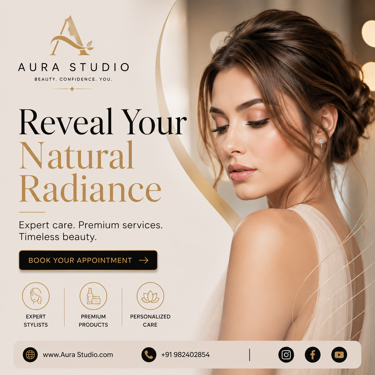 Luxury Beauty Salon Social Media Campaign