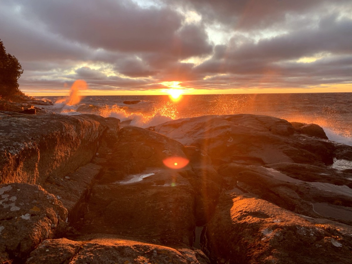 Sunrise on Lake Superior