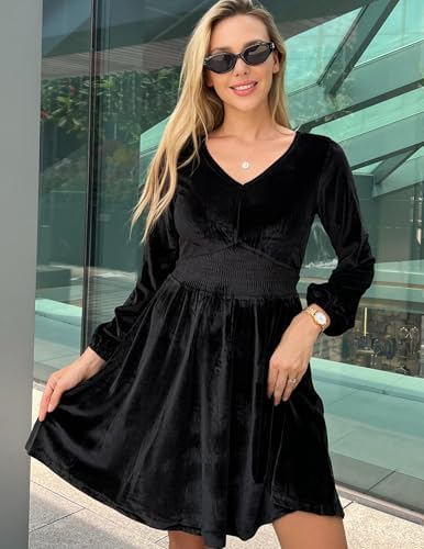 Vue 4 de Robe Femme En Velours