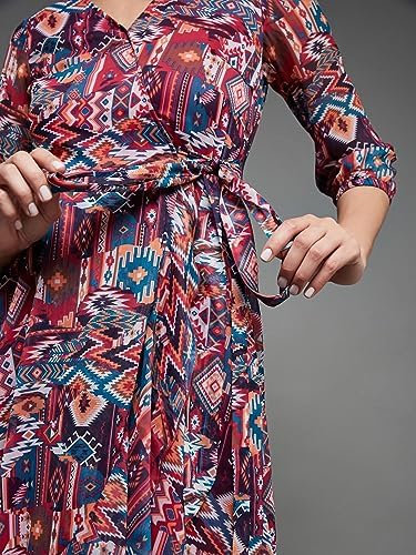 Vue 5 de Robe Midi En Mousseline