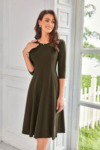 Vue 2 de Robe Midi Vintage Lignea