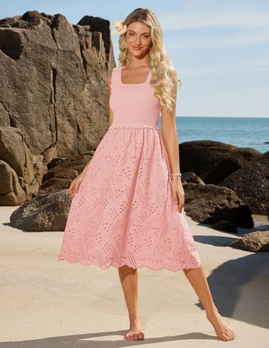 Vue 2 de Robe Decontractee Unie Pour