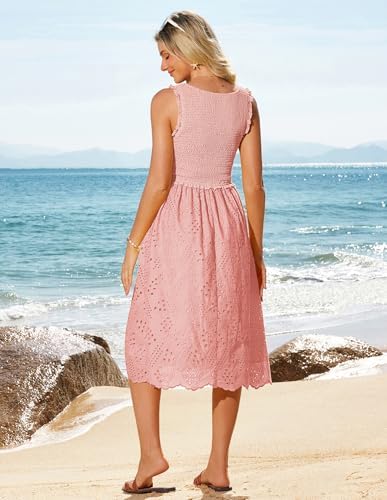 Vue 3 de Robe Decontractee Unie Pour