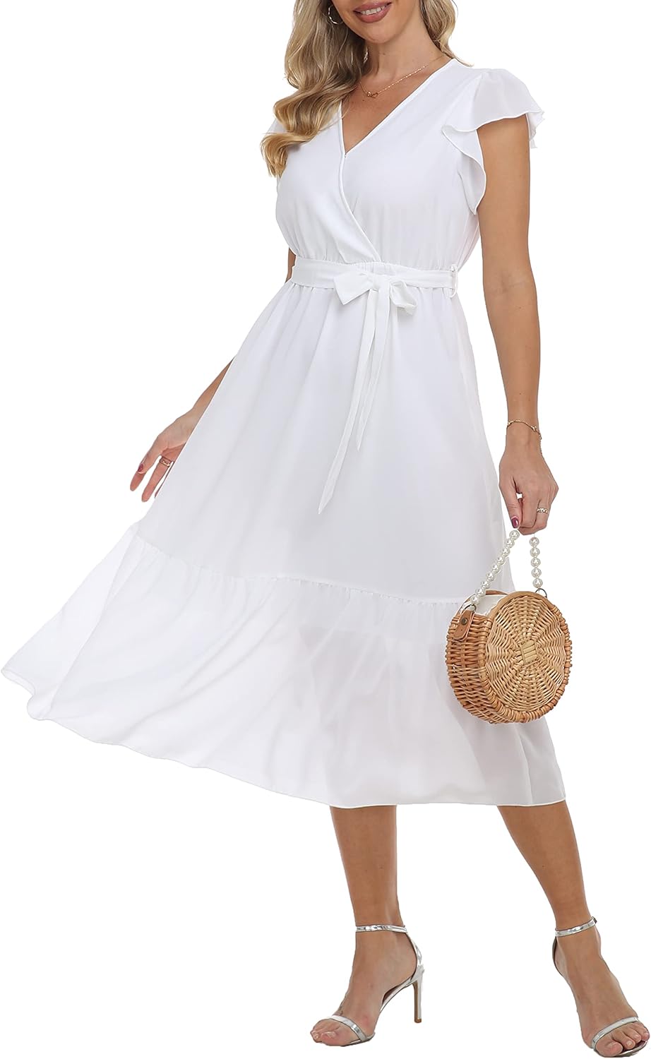 Robe Mi Longue Femme